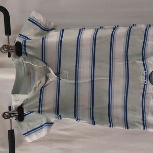 Carter's baby boy striped romper. 6 Mos